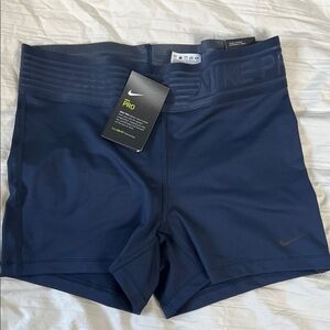 Nike Pro Shorts Navy Blue